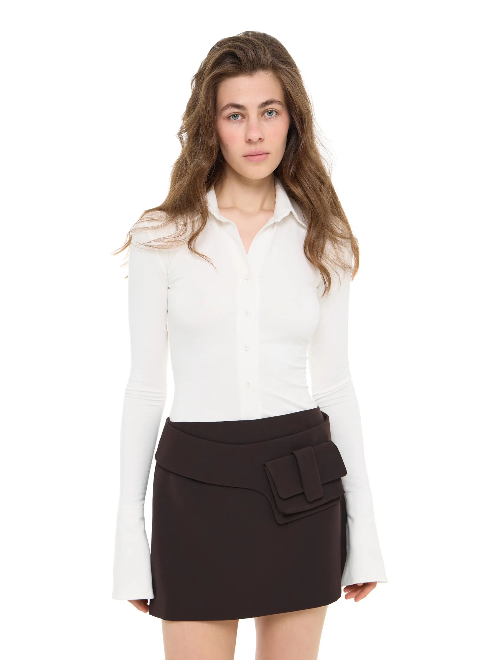ALEXA CHOCOLATE SKIRT