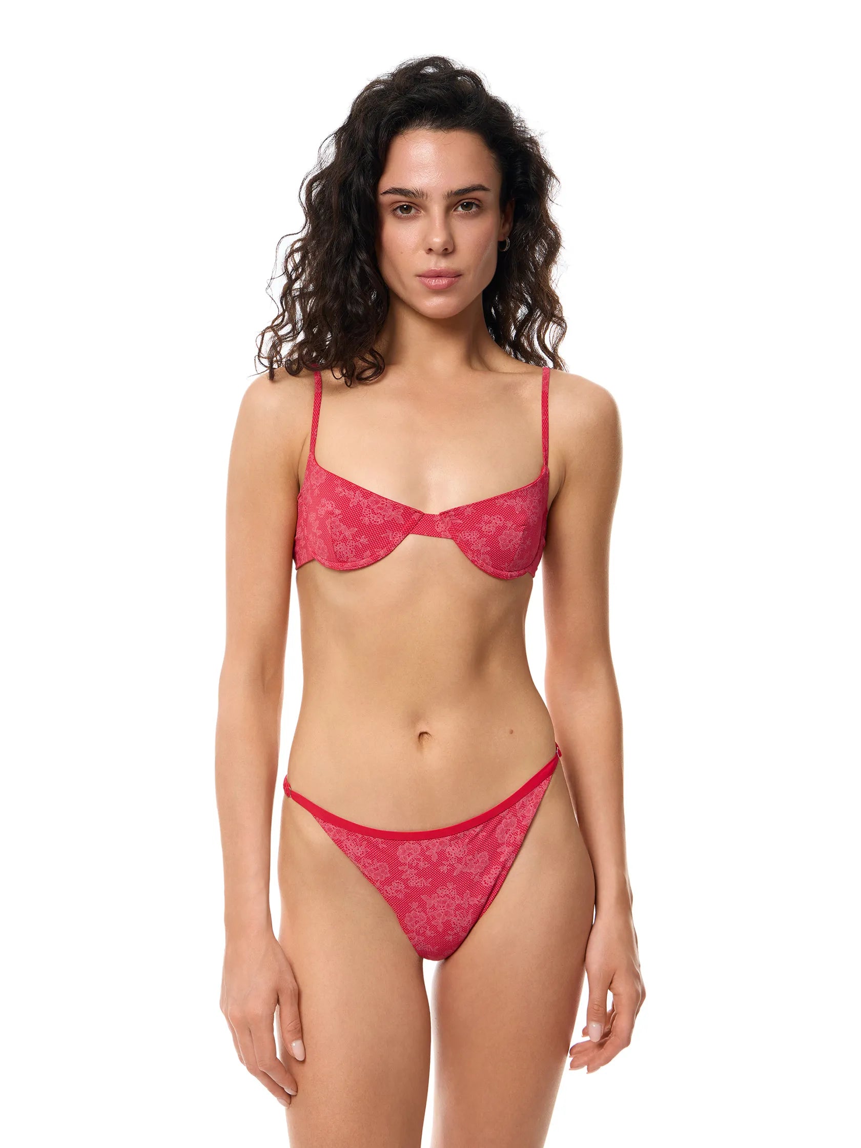 ALLIUM RED SWIMSUIT