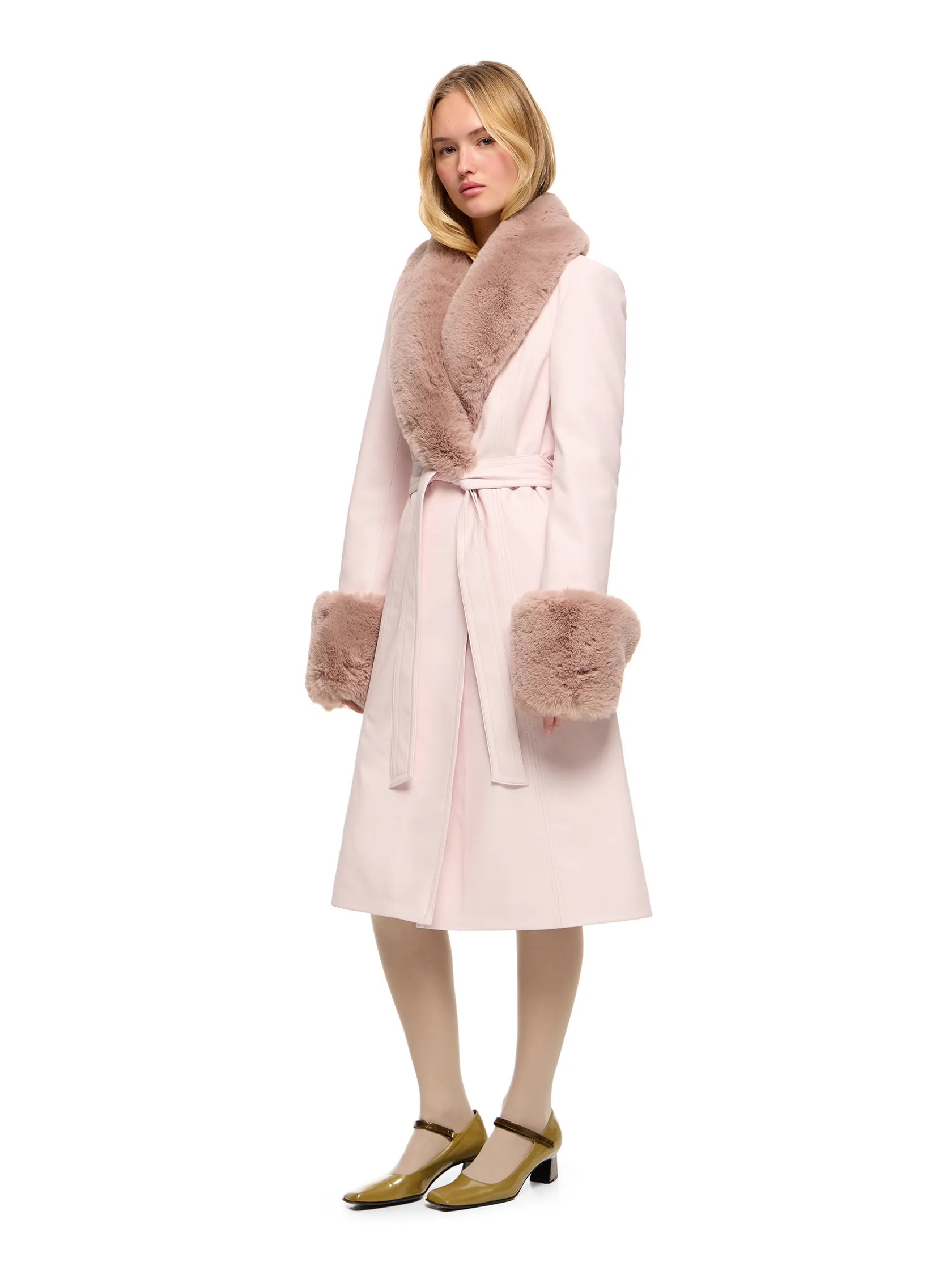 BARNEY PINK COAT