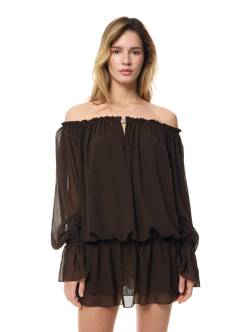 BELLADONNA CHOCOLATE DRESS