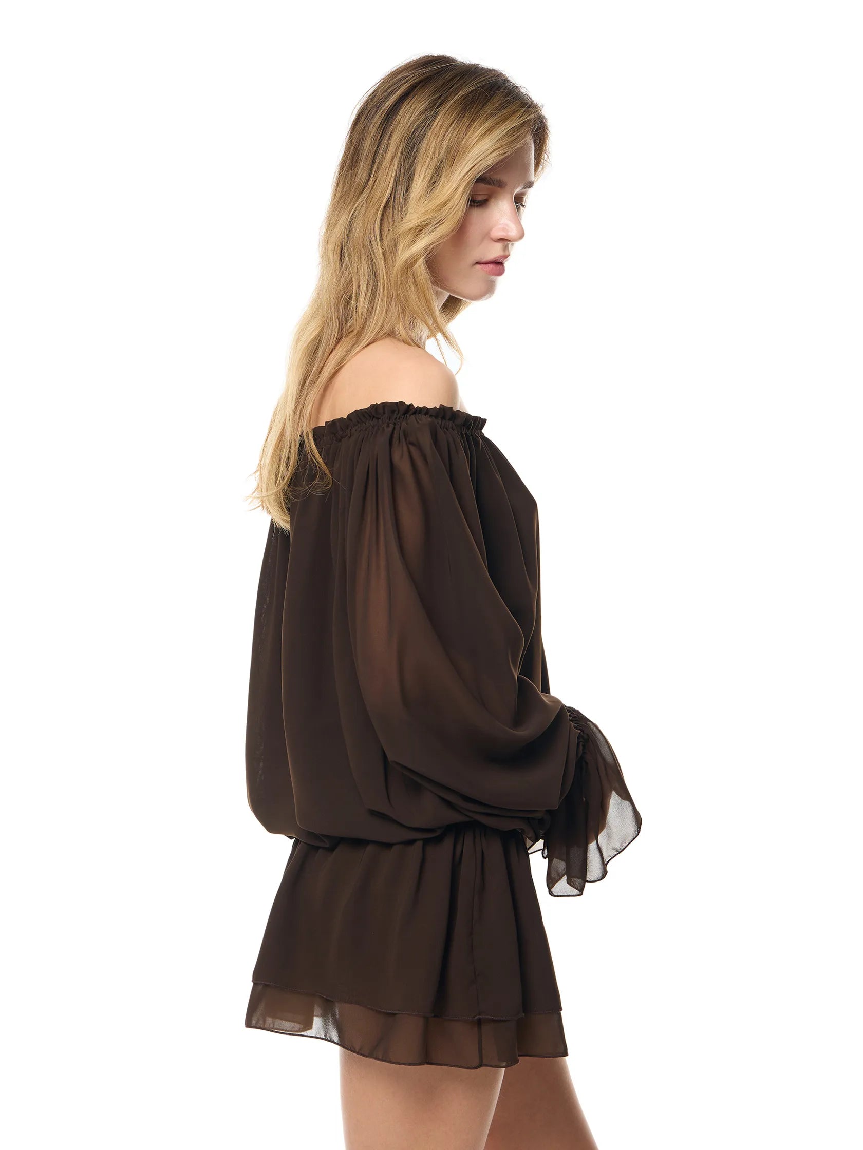BELLADONNA CHOCOLATE DRESS