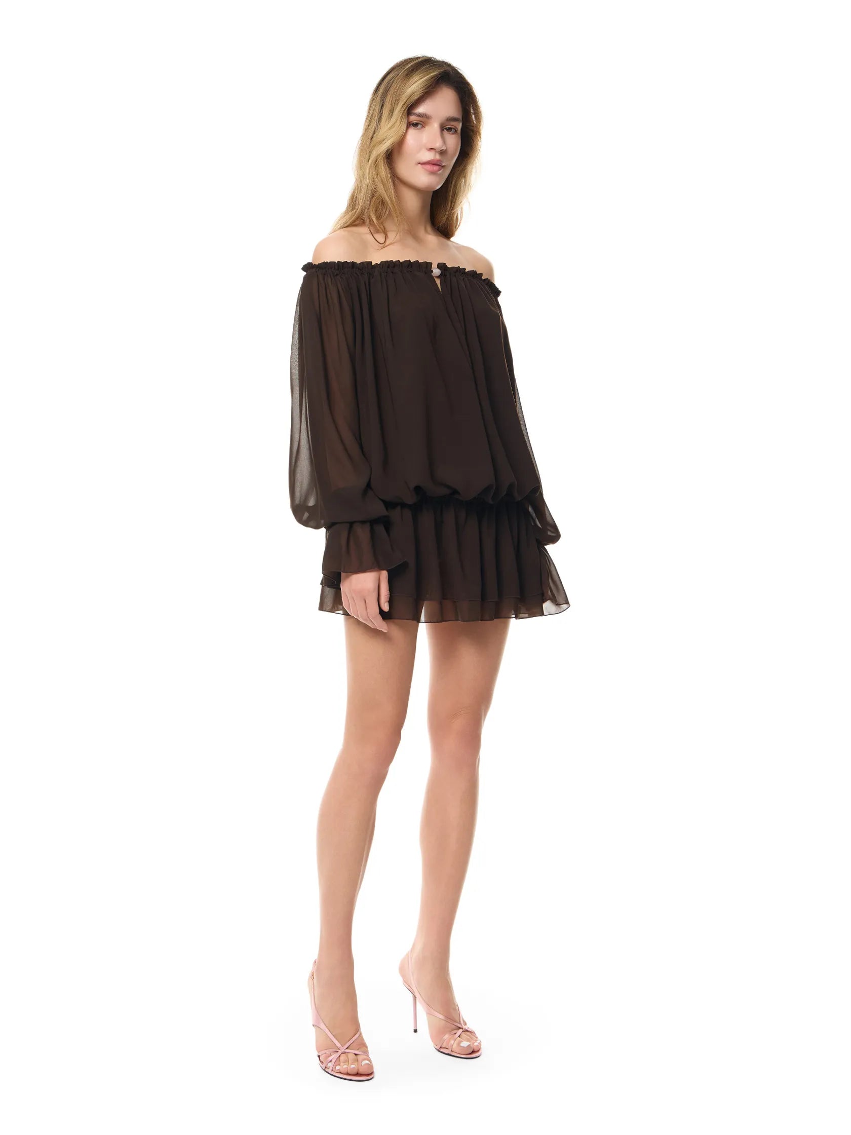 BELLADONNA CHOCOLATE DRESS