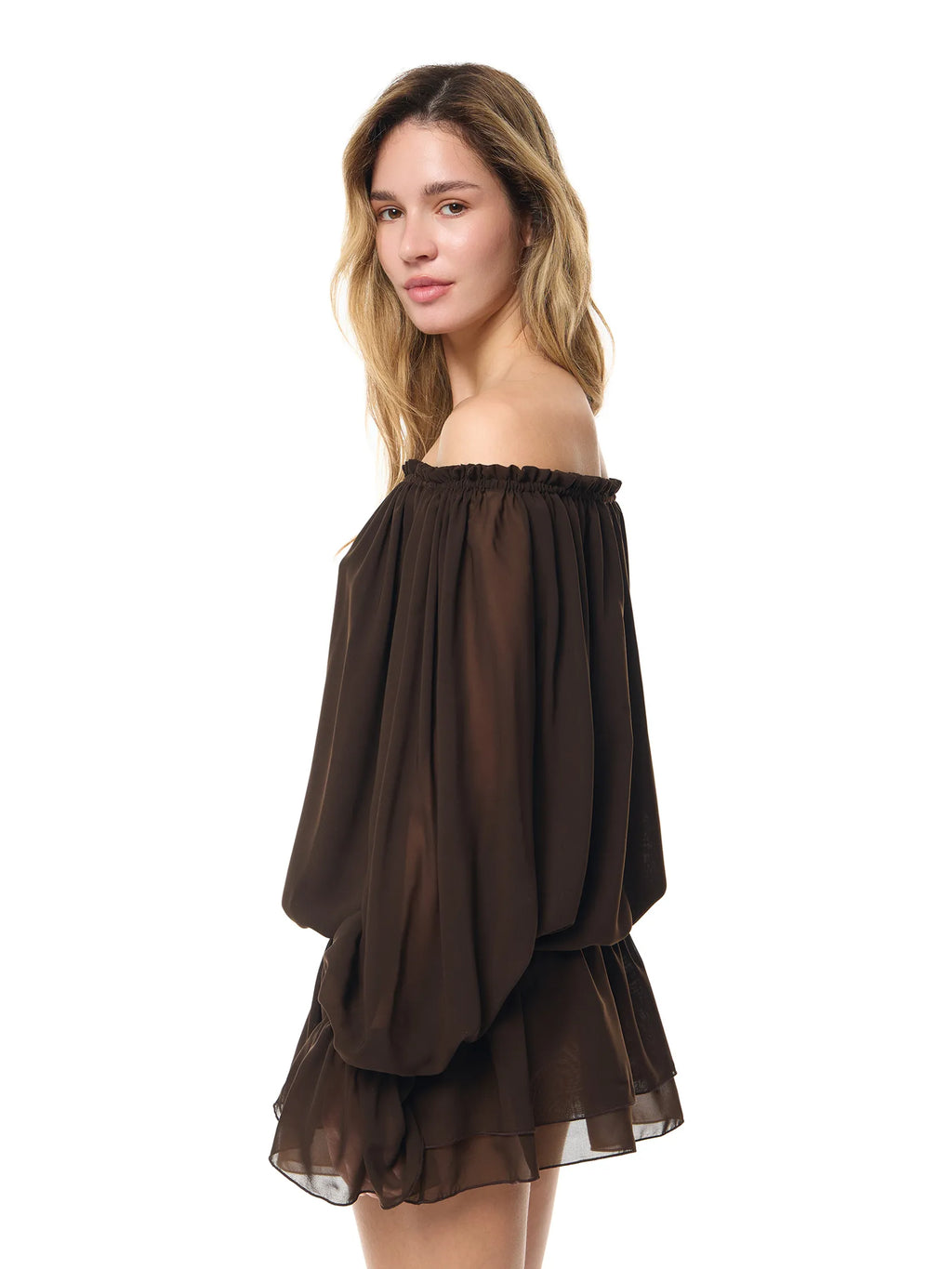 BELLADONNA CHOCOLATE DRESS