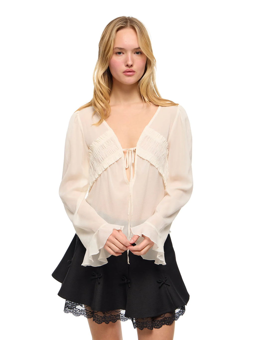 COLETTE IVORY BLOUSE