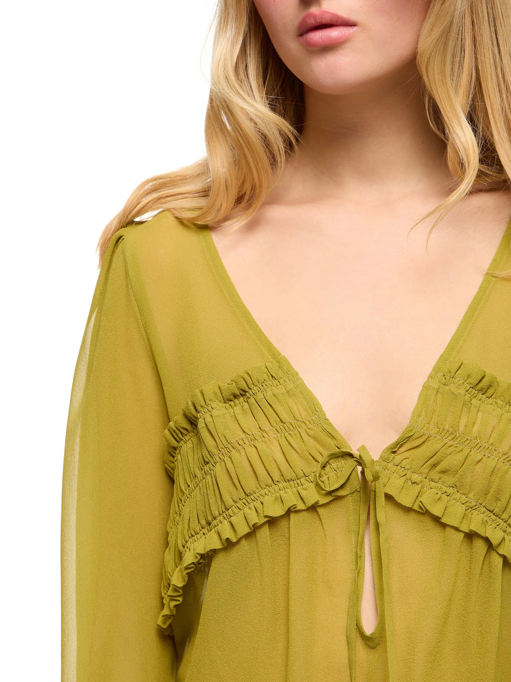 COLETTE OLIVE BLOUSE