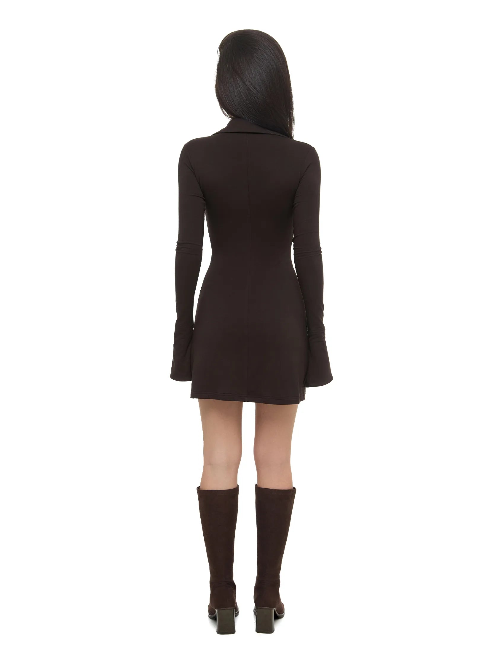 GRETA CHOCOLATE DRESS