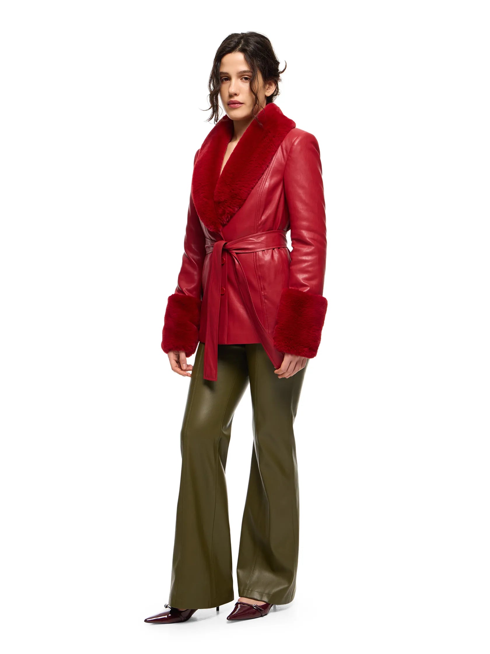 HELENA CHERRY COAT