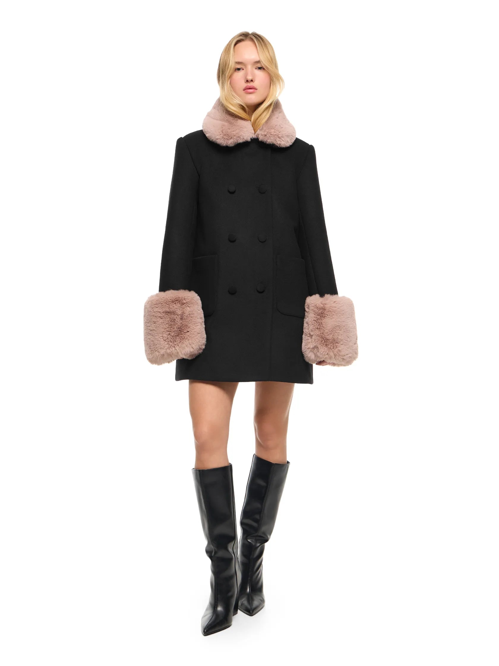 HIGH EXPECTATIONS NOIR COAT