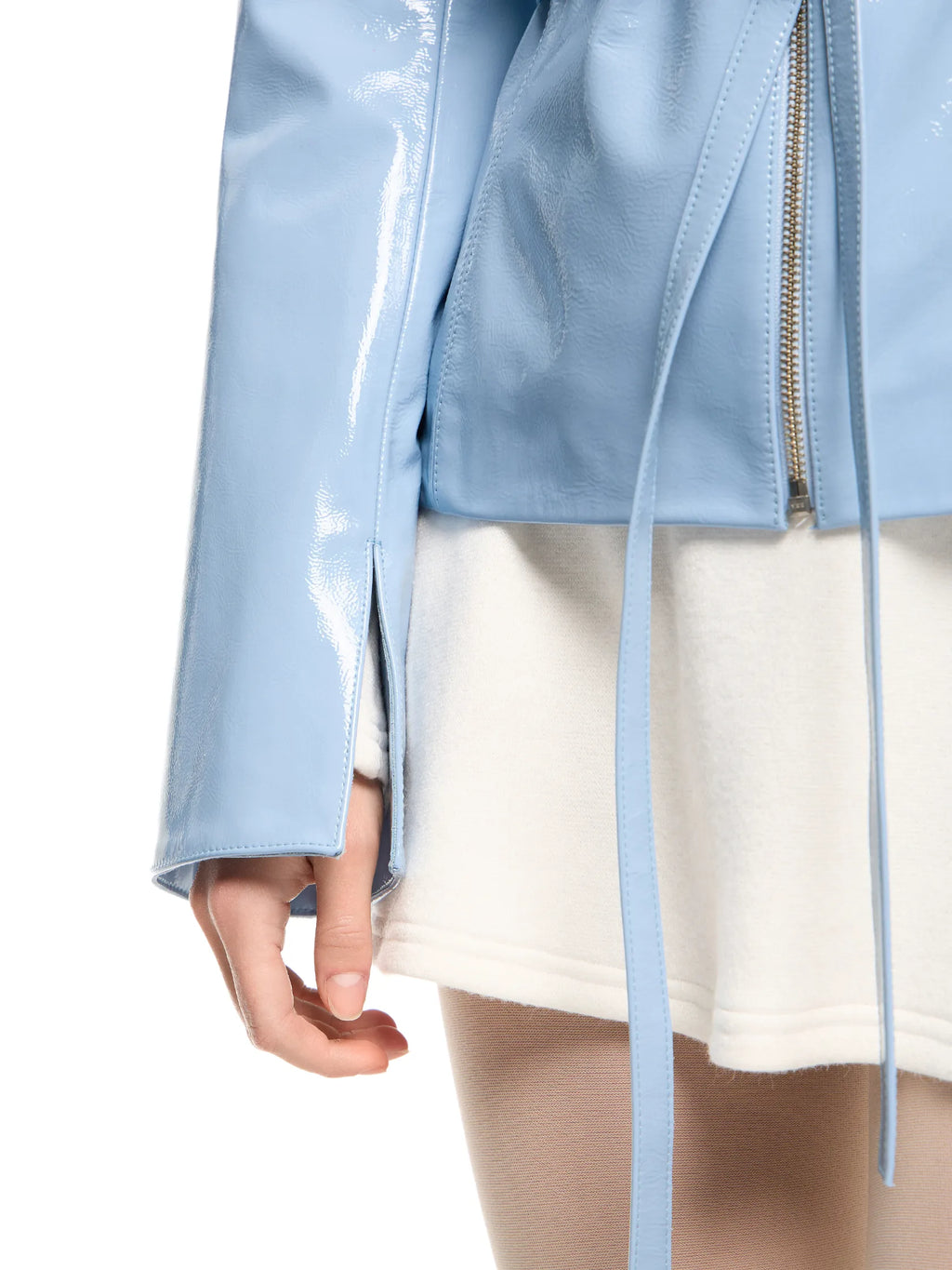 MARGAUX REAL LEATHER SKY JACKET