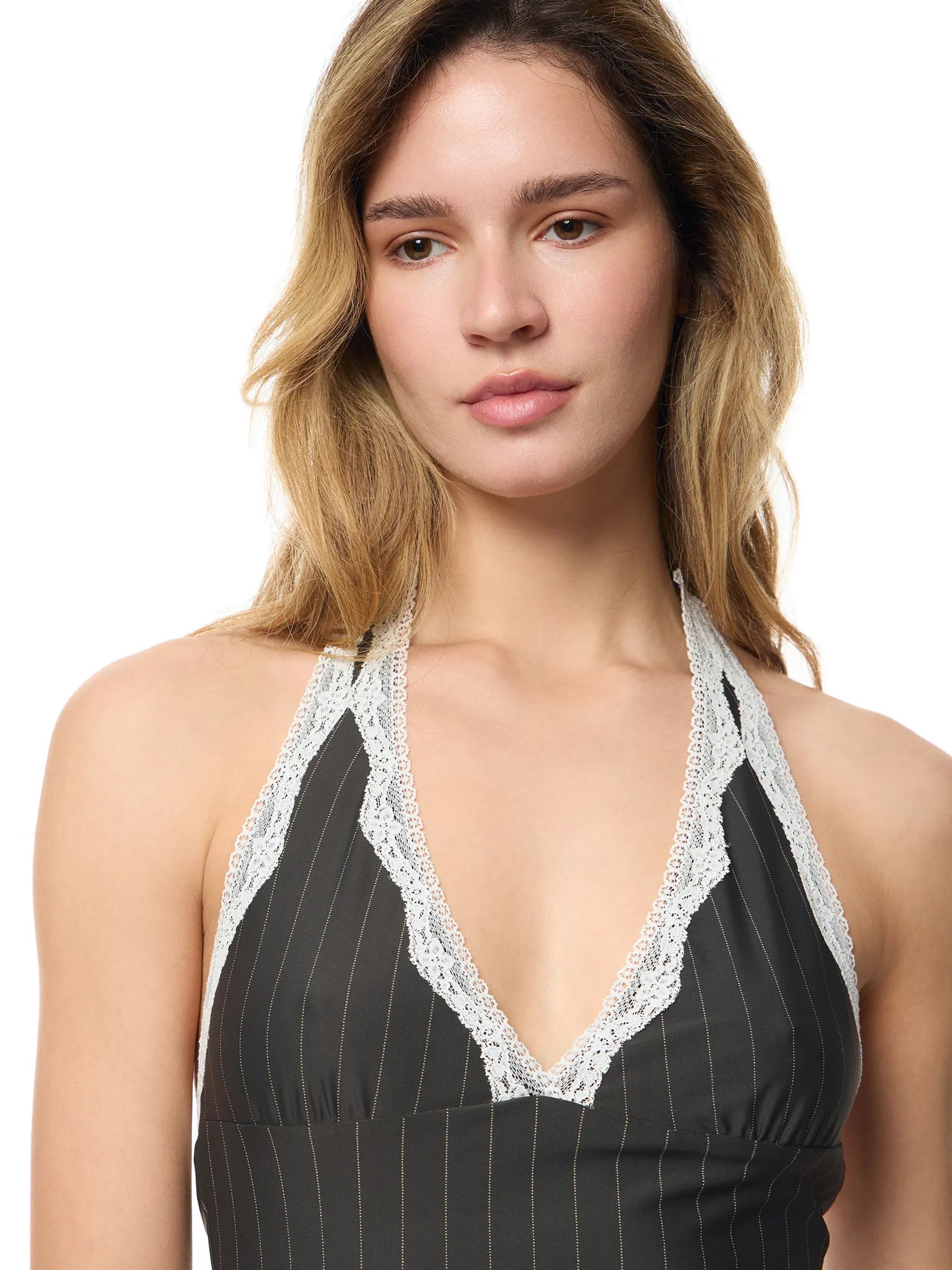 MARIGOLD PINSTRIPE DRESS