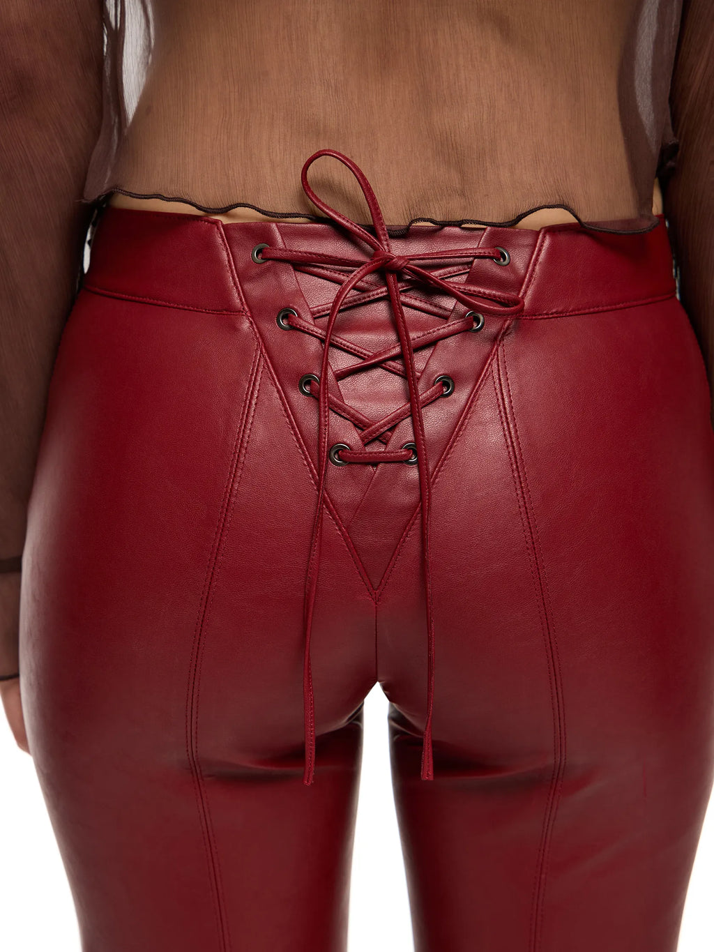 MIDNIGHT DRIVE CHERRY PANTS