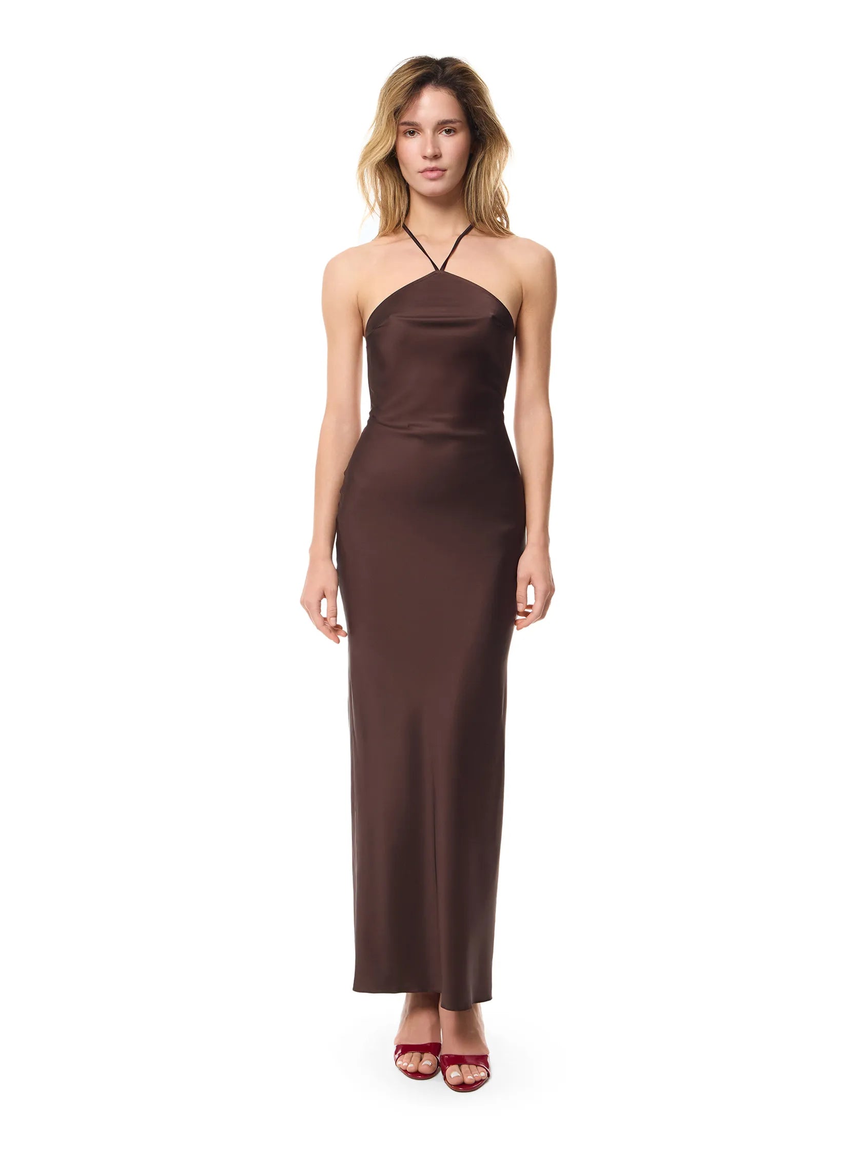 NYMPHEA CHOCOLATE DRESS