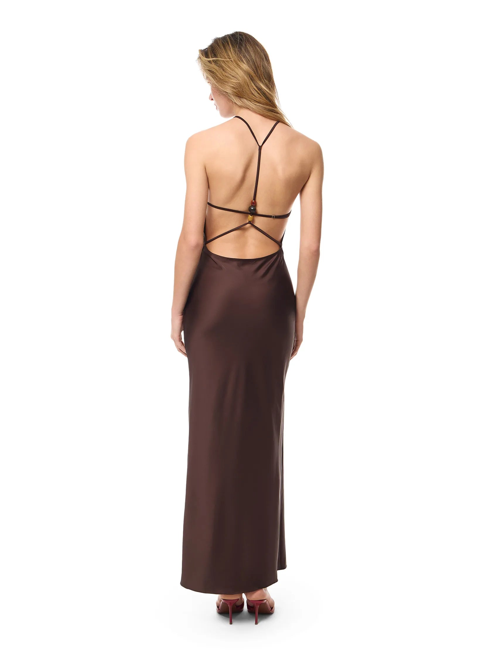 NYMPHEA CHOCOLATE DRESS