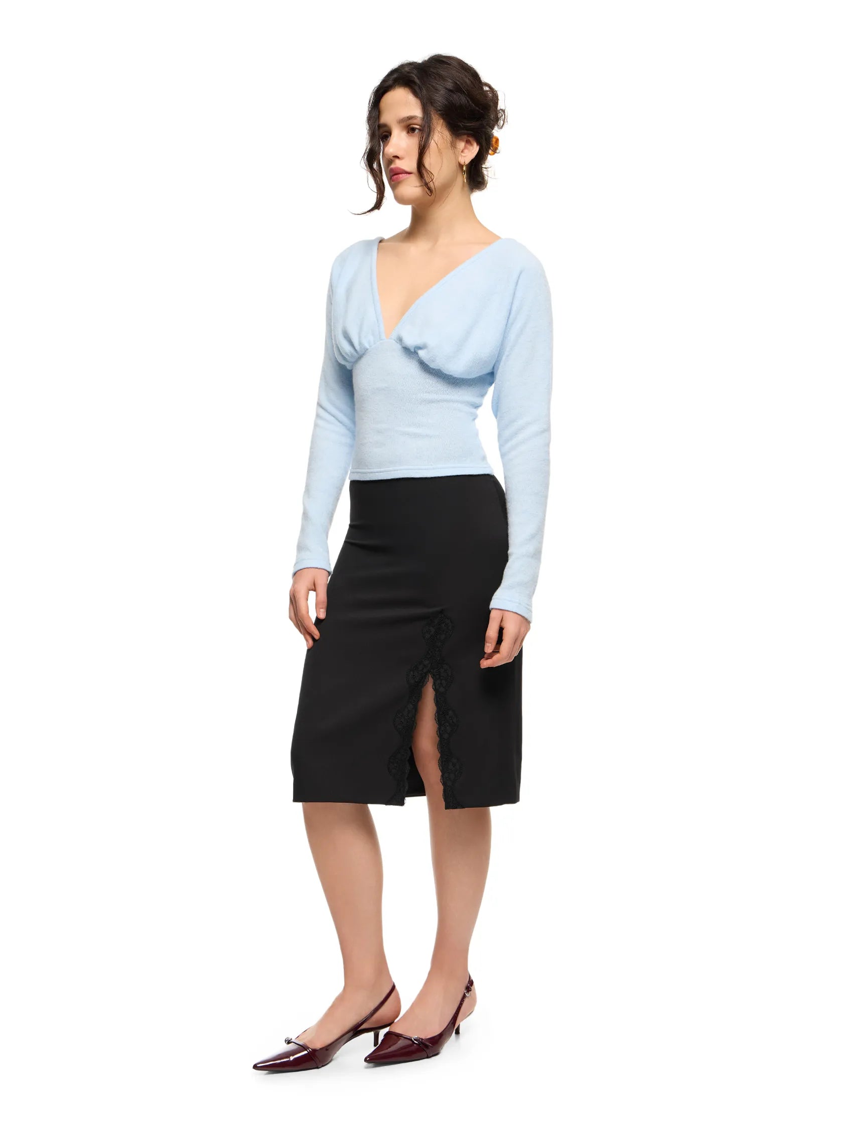 SUBTLE AFFECTION NOIR SKIRT