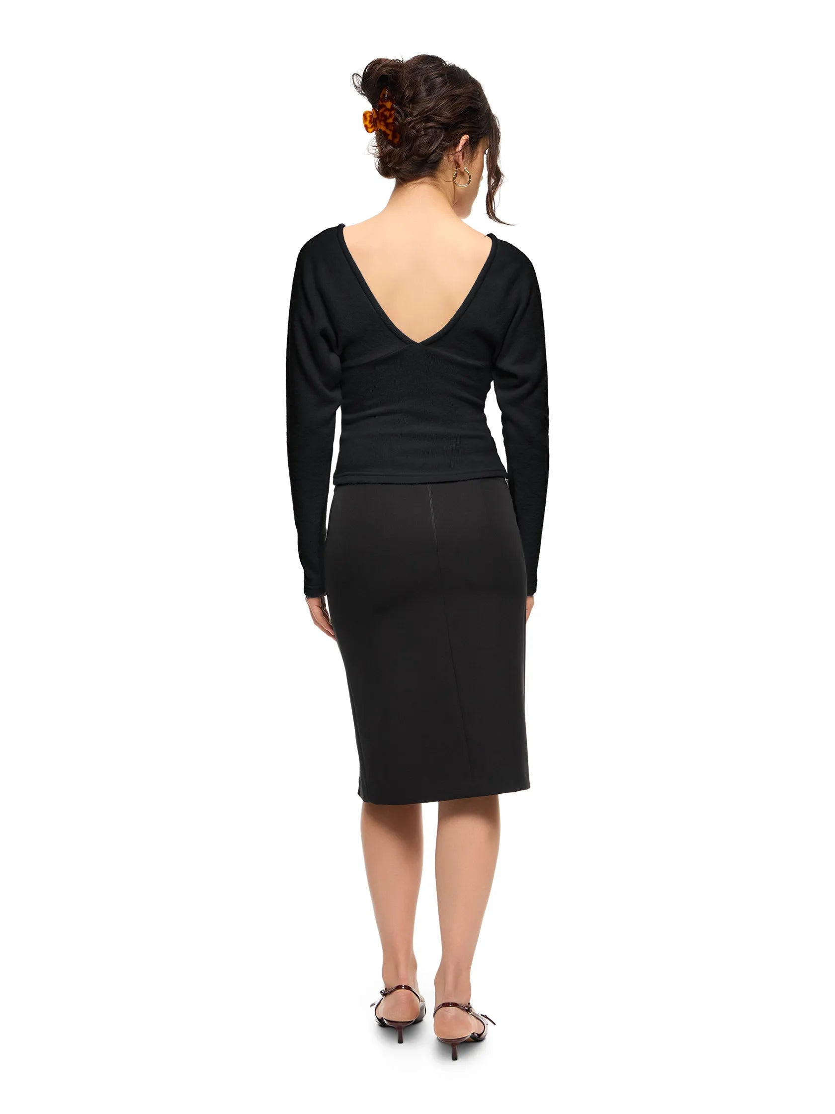 SUBTLE AFFECTION NOIR SKIRT