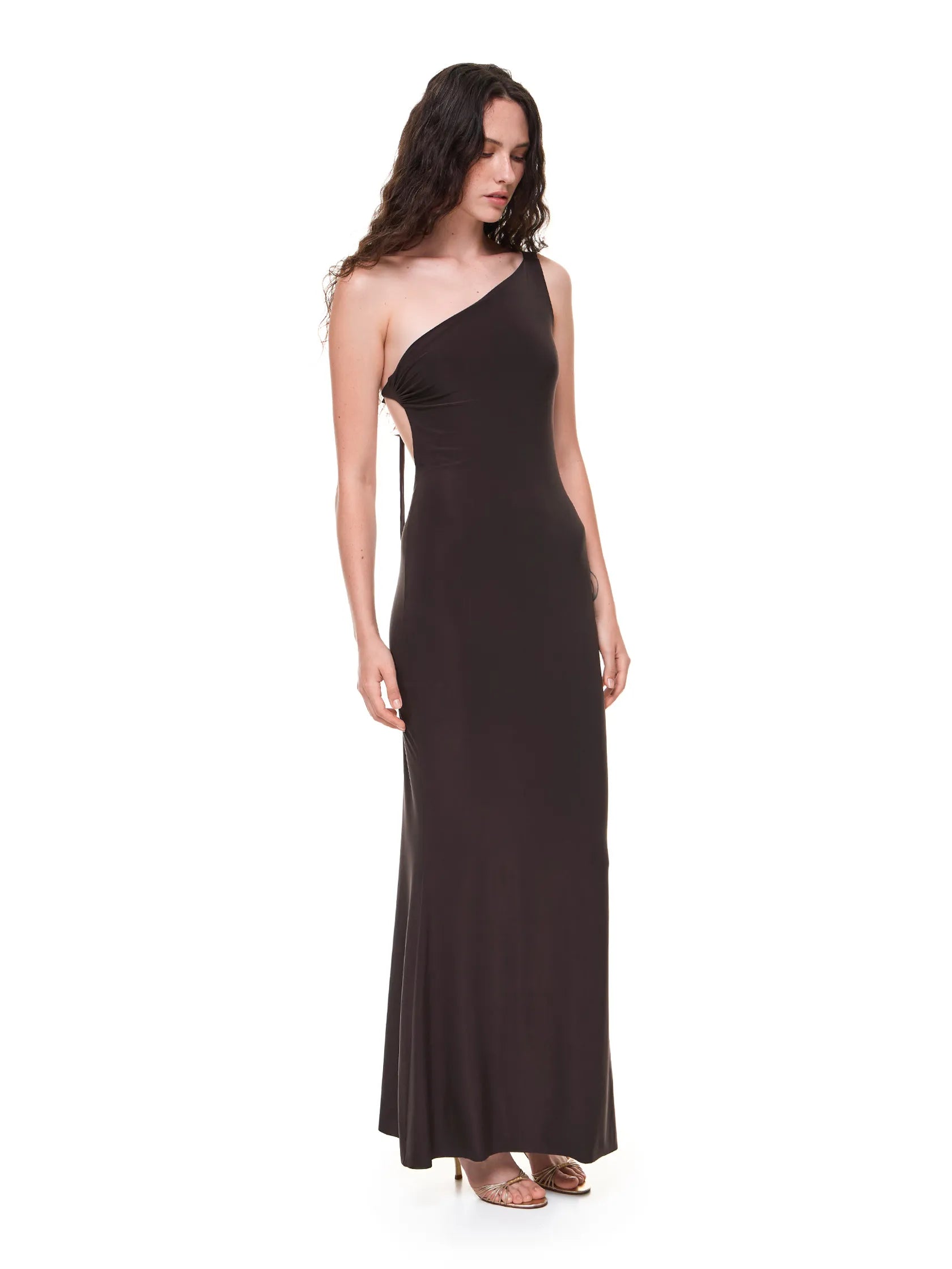 GWYNETH BROWN DRESS
