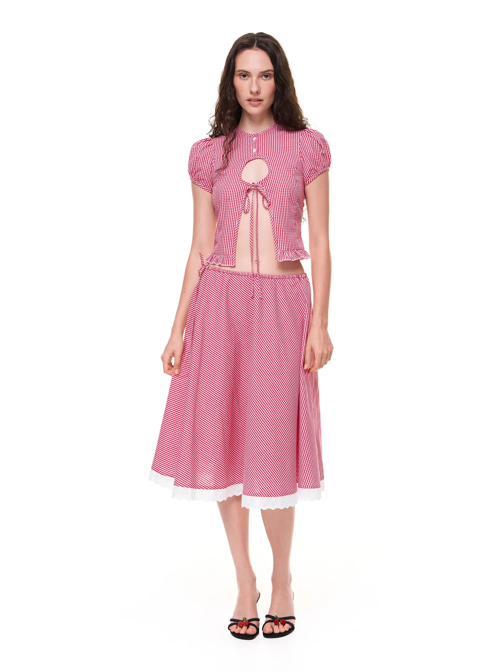 OLIVIA GINGHAM TOP