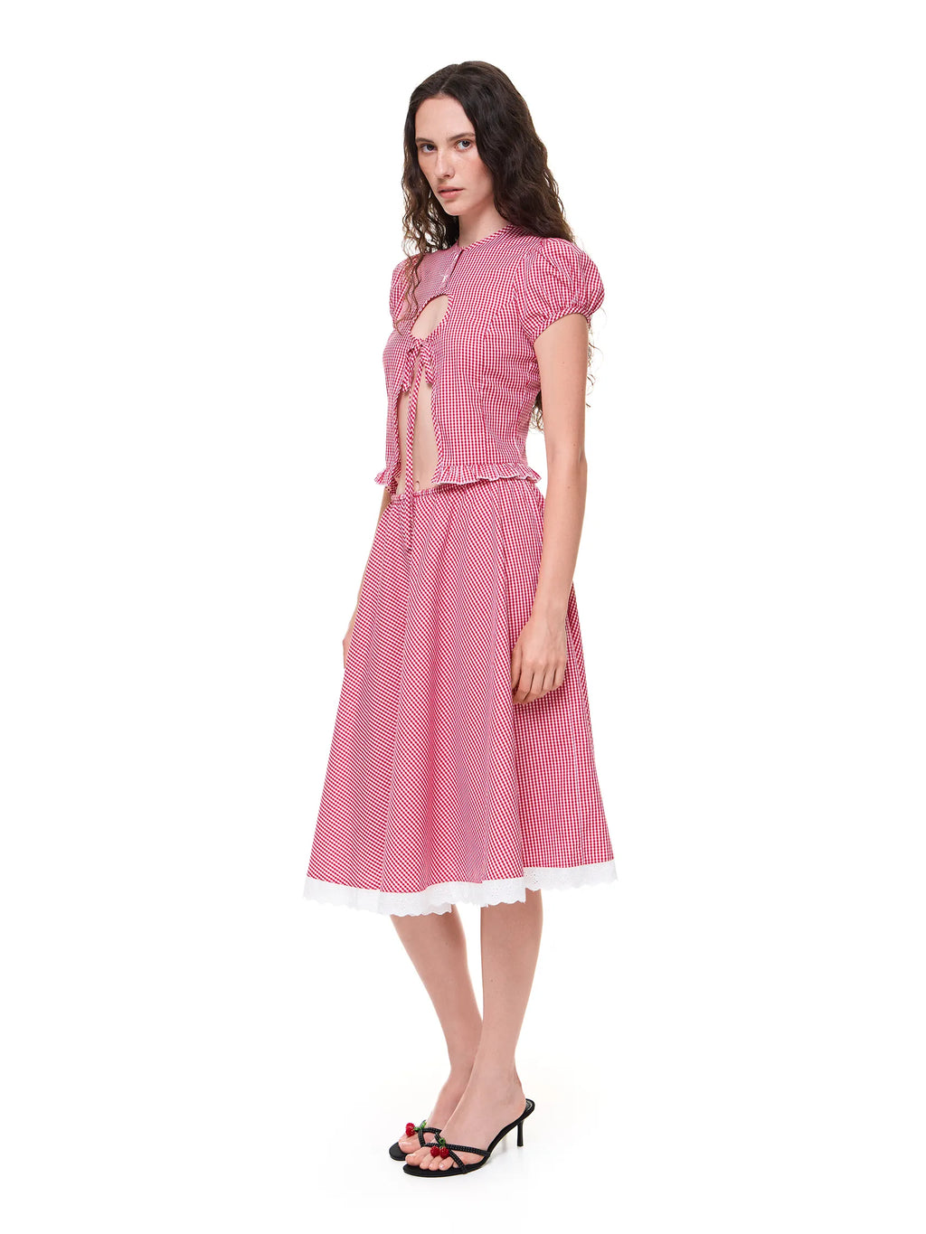 OLIVIA GINGHAM SKIRT