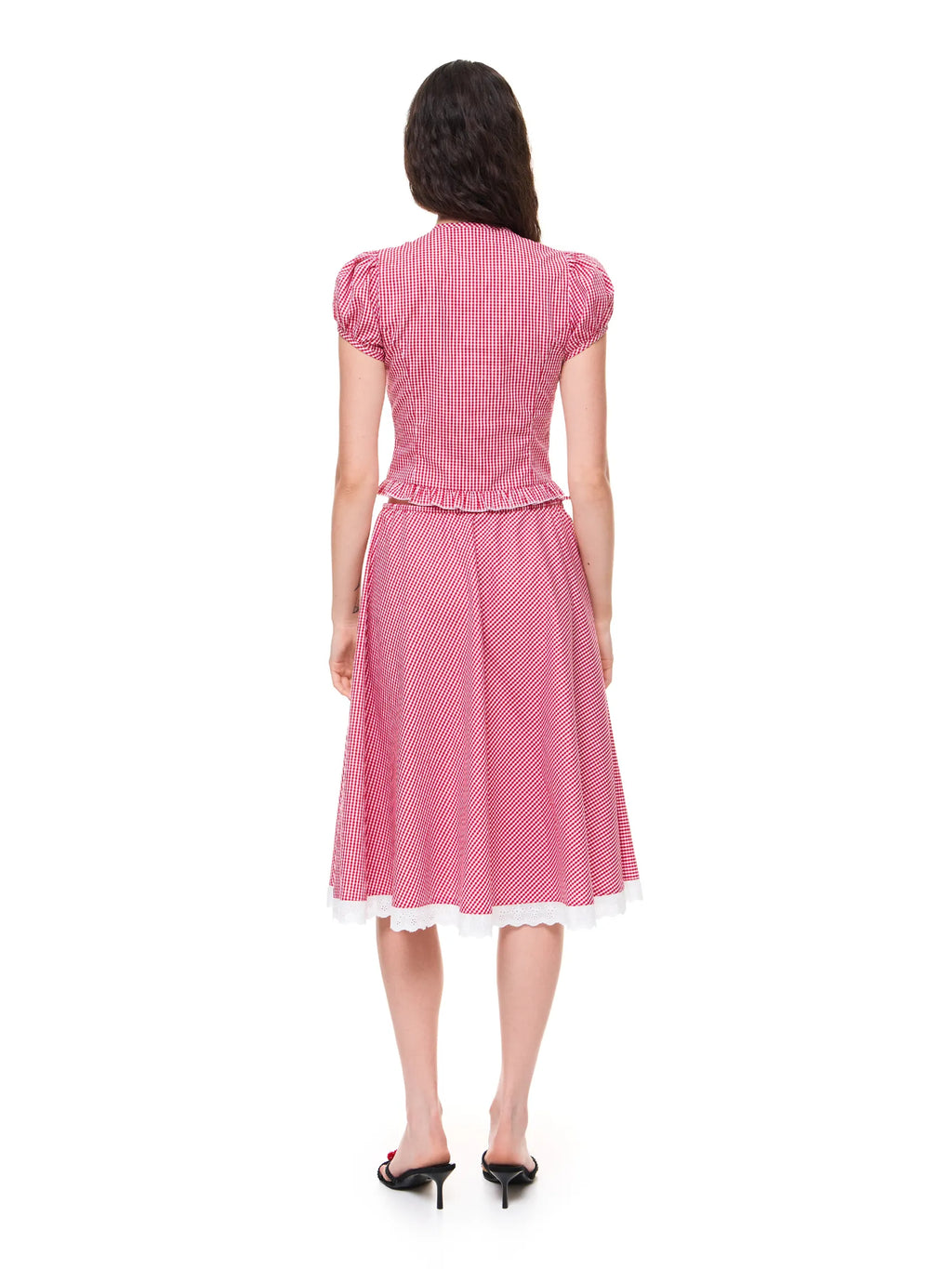 OLIVIA GINGHAM SKIRT